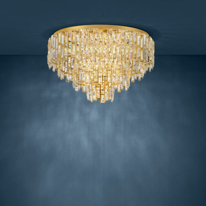 Eglo CALMEILLES - 10 Light Ceiling Fixture-Eglo-Ozlighting.com.au