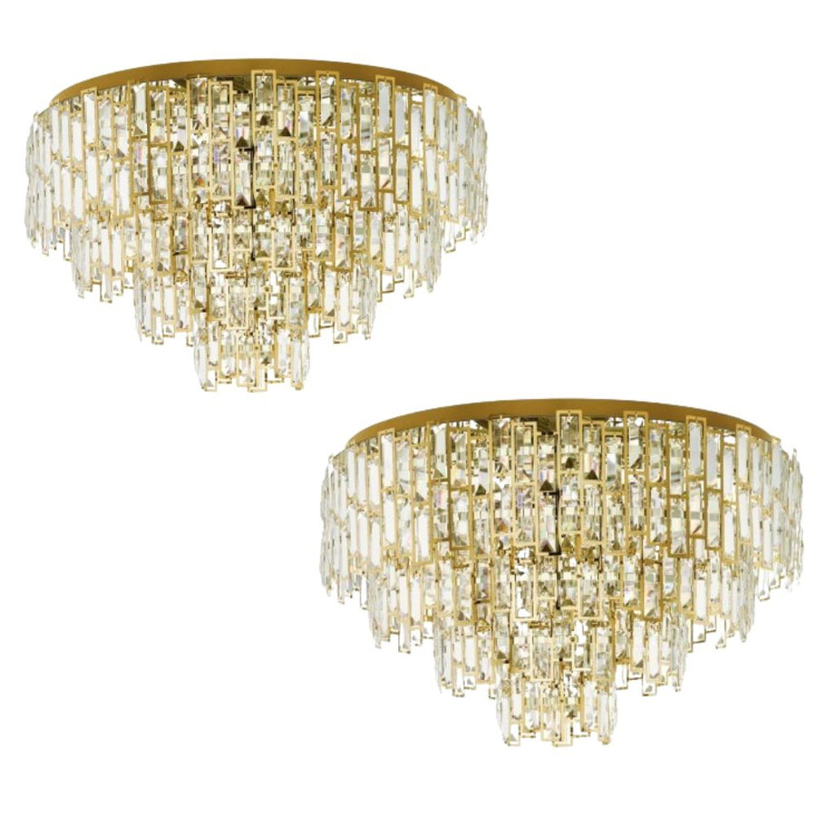 Eglo CALMEILLES - 10 Light Ceiling Fixture-Eglo-Ozlighting.com.au