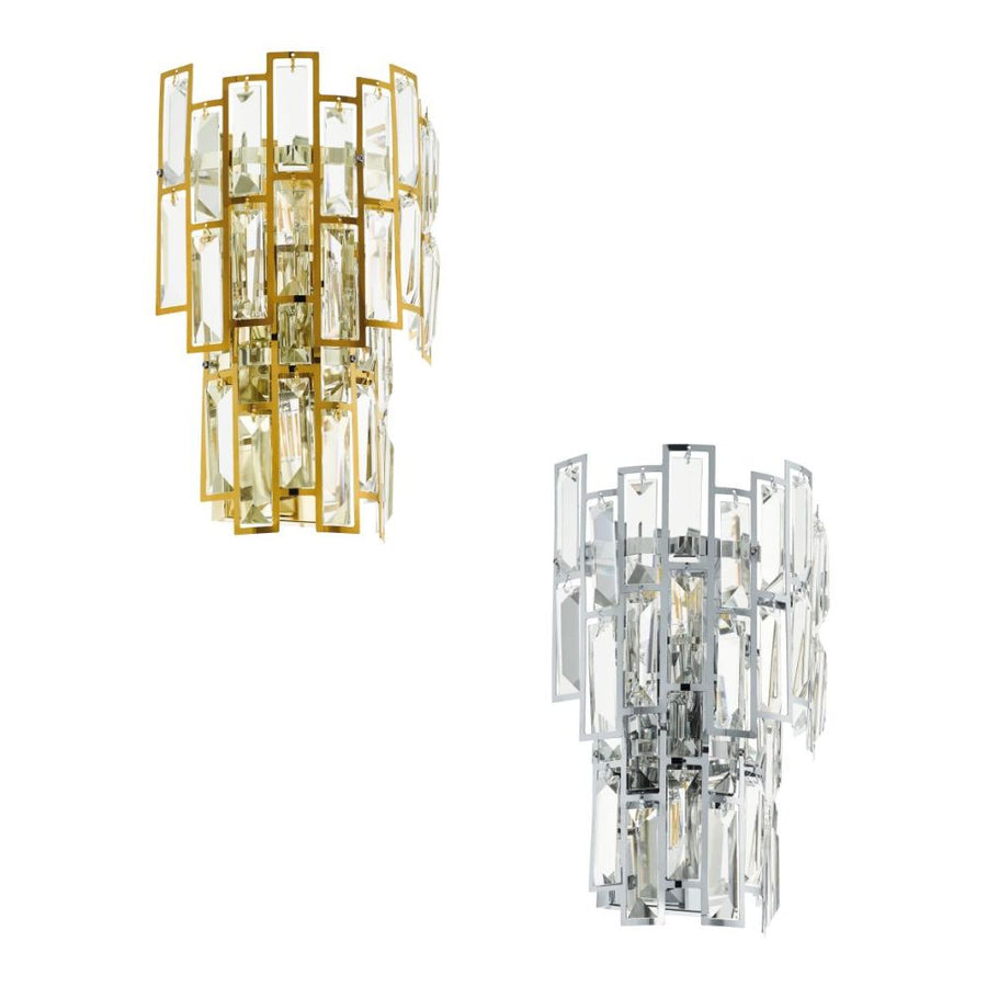 Eglo CALMEILLES - Crystal Wall Light-Eglo-Ozlighting.com.au