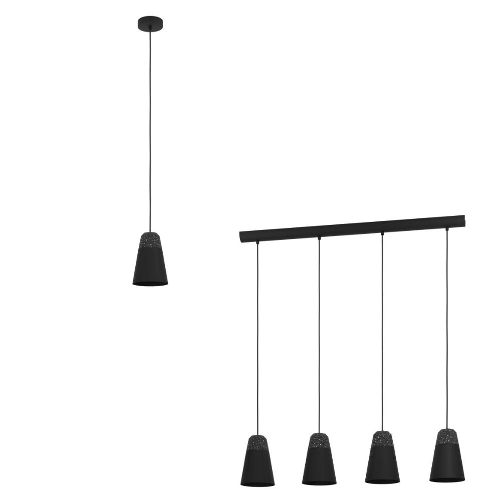 Eglo CANTERRAS - 1/4 Light Pendant-Eglo-Ozlighting.com.au