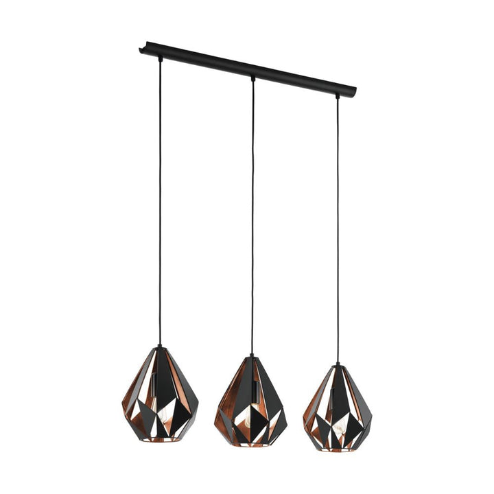 Eglo CARLTON 1 - 3 Light Bar Pendant-Eglo-Ozlighting.com.au