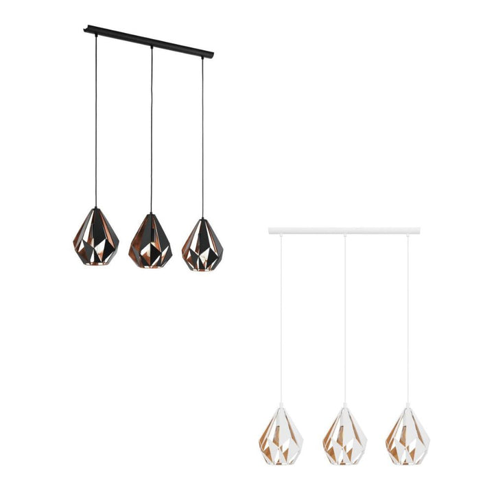 Eglo CARLTON 1 - 3 Light Bar Pendant-Eglo-Ozlighting.com.au