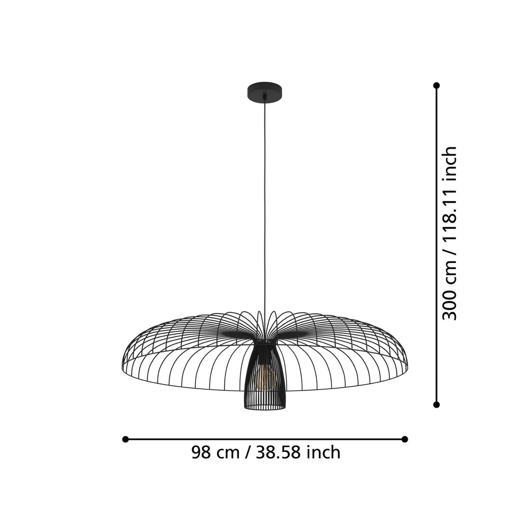 Eglo CHAMPERICO - 1 Light Pendant-Eglo-Ozlighting.com.au