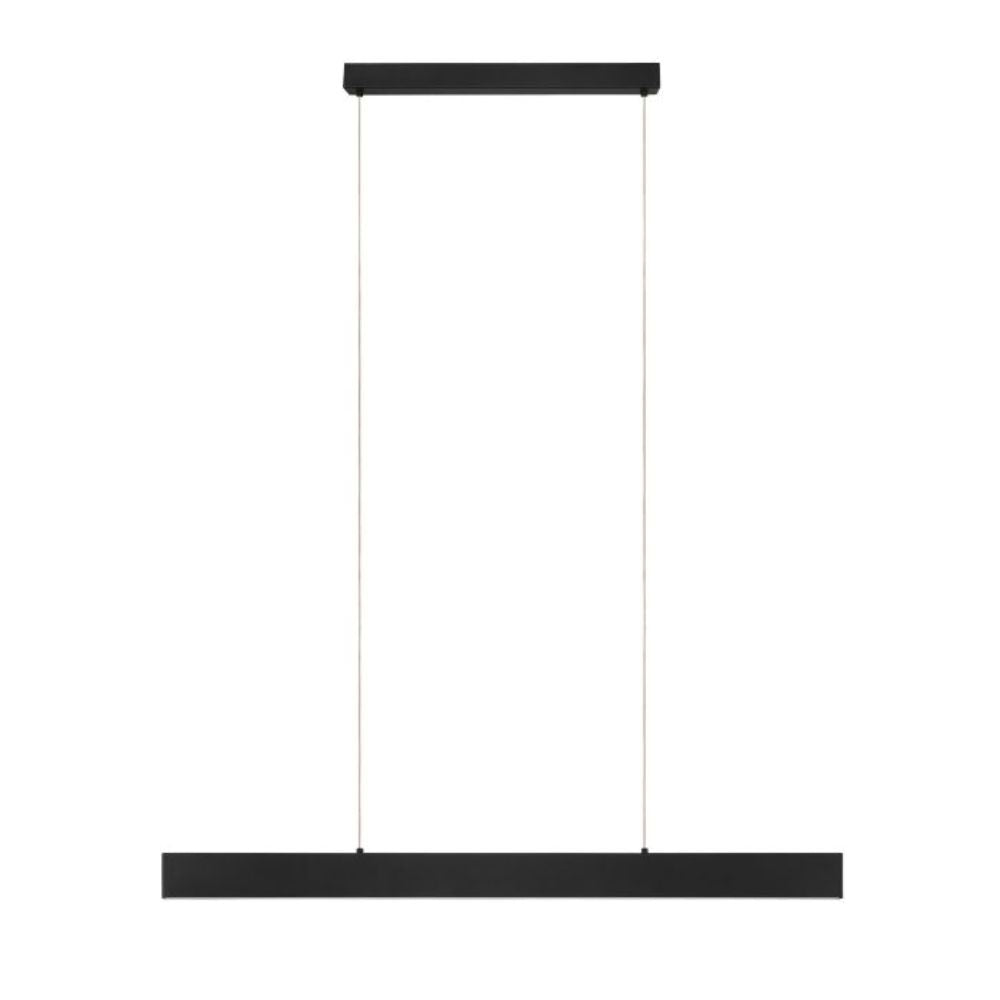 Eglo CLIMENE 2 - 2 Light Black Aluminium Linear LED Pendant-Eglo-Ozlighting.com.au