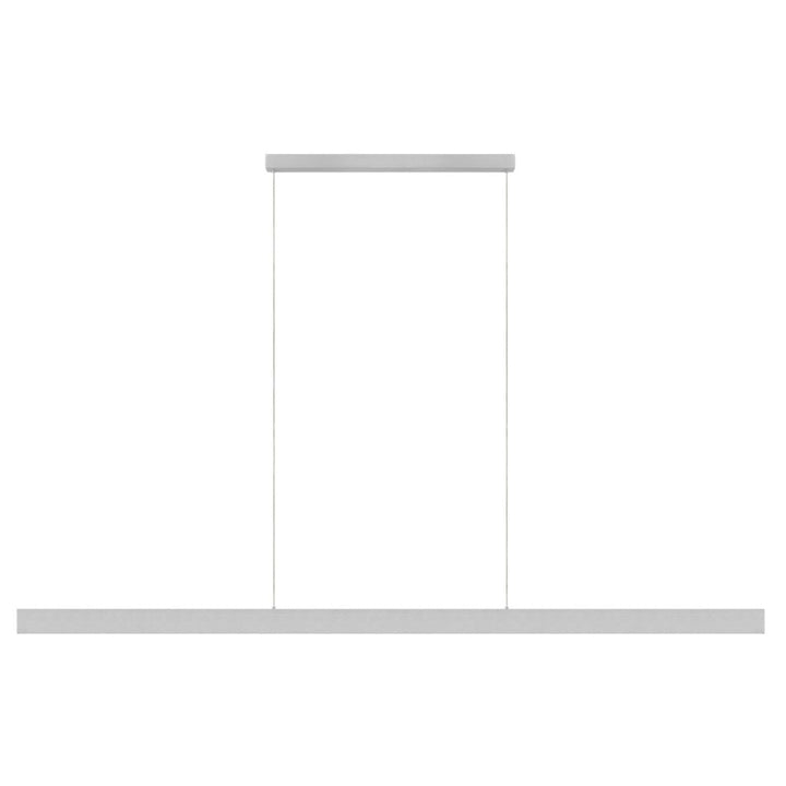 Eglo CLIMENE 2 - 2 Light Brushed Aluminium Linear LED Pendant-Eglo-Ozlighting.com.au