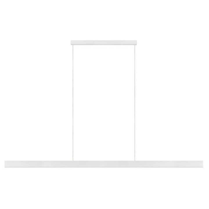 Eglo CLIMENE 2 - 2 Light White Aluminium Linear LED Pendant-Eglo-Ozlighting.com.au