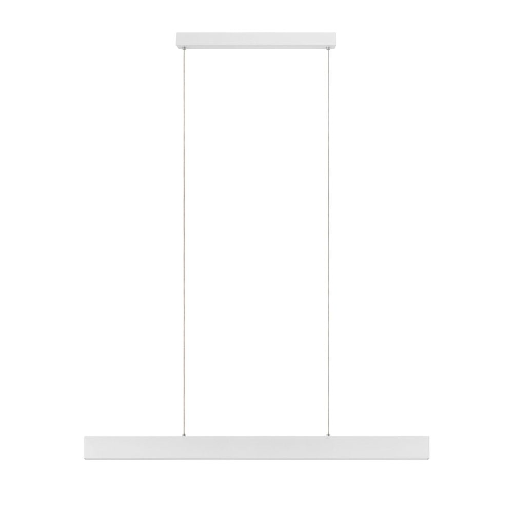 Eglo CLIMENE 2 - 2 Light White Aluminium Linear LED Pendant-Eglo-Ozlighting.com.au