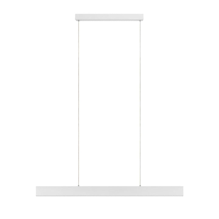 Eglo CLIMENE 2 - 2 Light White Aluminium Linear LED Pendant-Eglo-Ozlighting.com.au