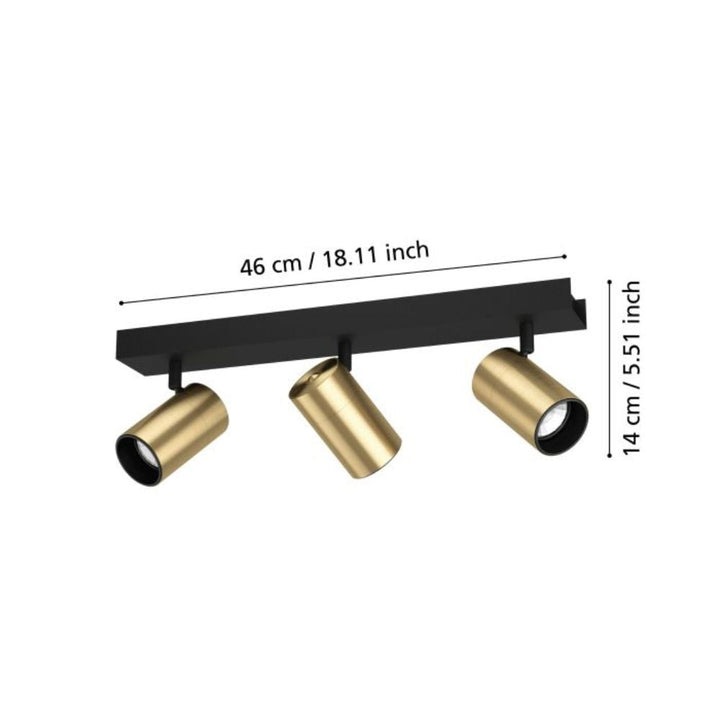 Eglo CUMARIBO - Adjustable GU10 LED Spotlight-Eglo-Ozlighting.com.au