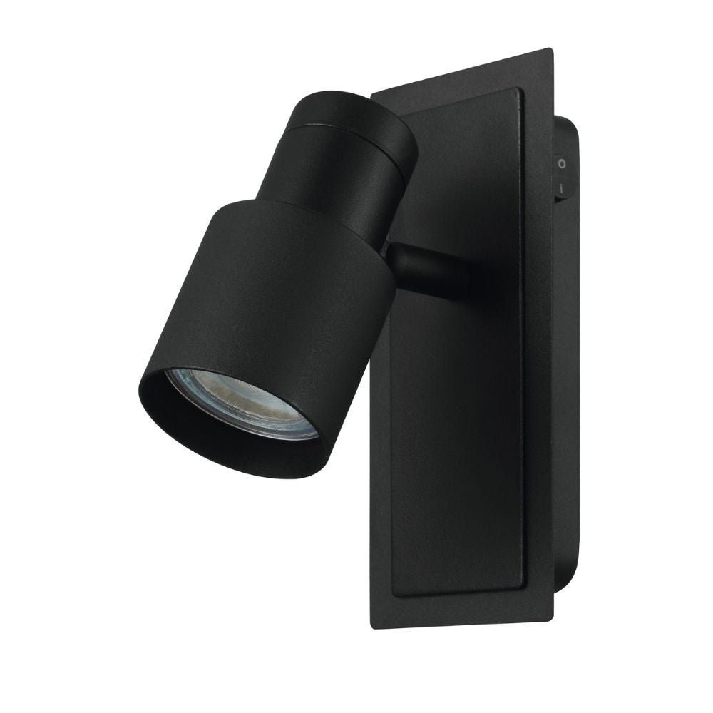 Eglo DAVIDA 2 - 5W Black Spot Light-Eglo-Ozlighting.com.au