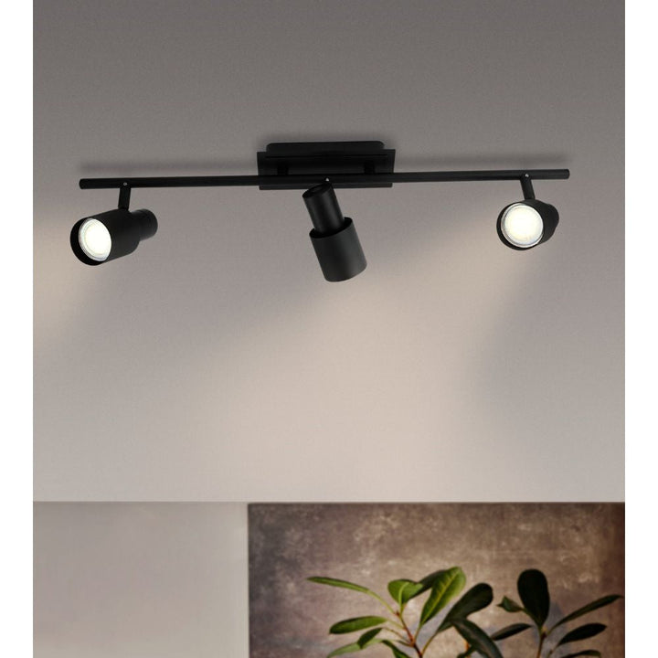 Eglo DAVIDA 2 - 5W Black Spot Light-Eglo-Ozlighting.com.au