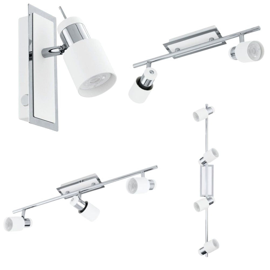 Eglo DAVIDA - 5W Chrome Spot Light-Eglo-Ozlighting.com.au