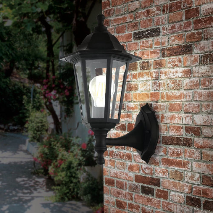 Eglo DUANERA - Upward Outdoor Wall Light IP44-Eglo-Ozlighting.com.au