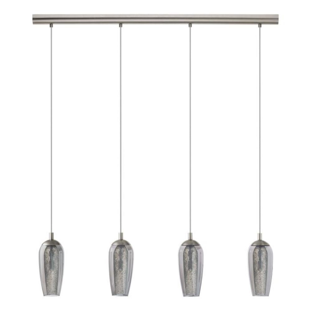 Eglo FARSALA - Indoor Steel and Glass 1/4/5 Light Pendant-Eglo-Ozlighting.com.au