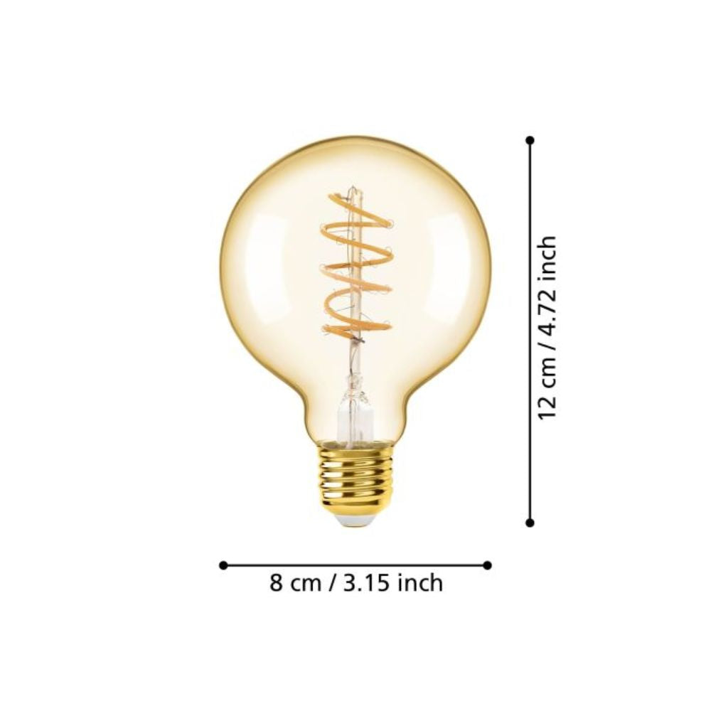 Eglo G80 - 4W G80 LED Globe - E27-Eglo-Ozlighting.com.au