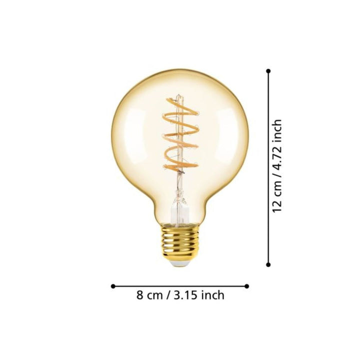 Eglo G80 - 4W G80 LED Globe - E27-Eglo-Ozlighting.com.au