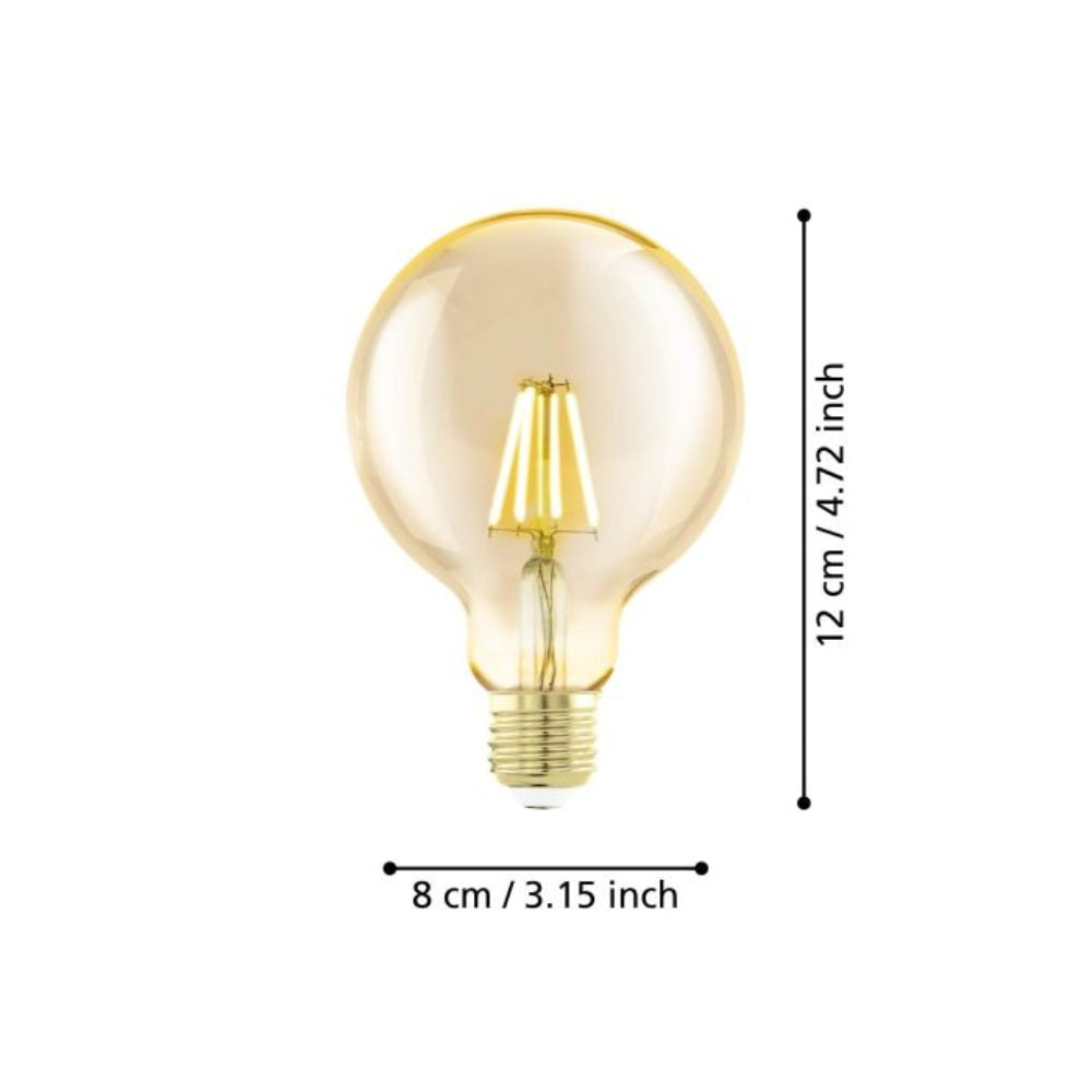 Eglo G80 - 4W G80 LED Globe - E27-Eglo-Ozlighting.com.au