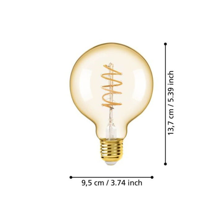 Eglo G95 - 4W G95 Globe - E27-Eglo-Ozlighting.com.au