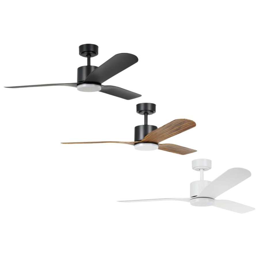 Eglo ILUKA - 3 Blade 52" 1320mm DC Ceiling Fan with LED Light-Eglo-Ozlighting.com.au