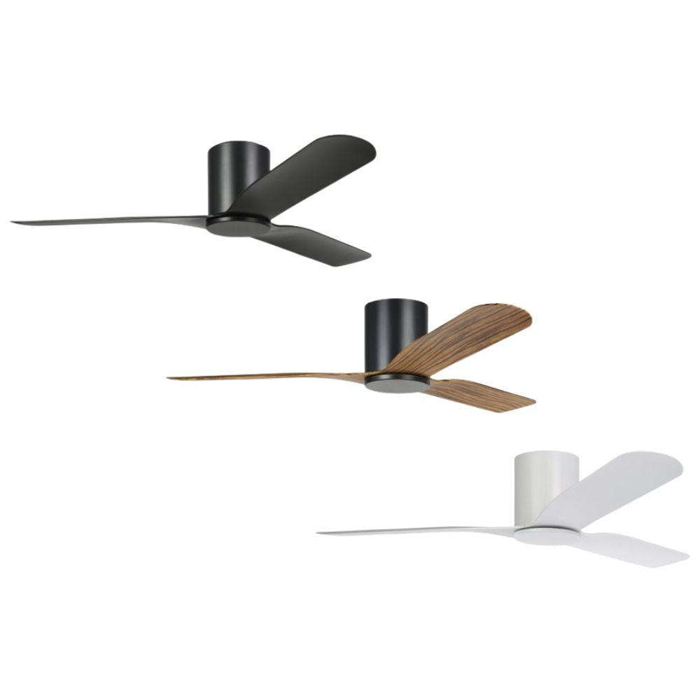 Eglo ILUKA - 3 Blade 52" 1320mm DC Hugger Ceiling Fan-Eglo-Ozlighting.com.au