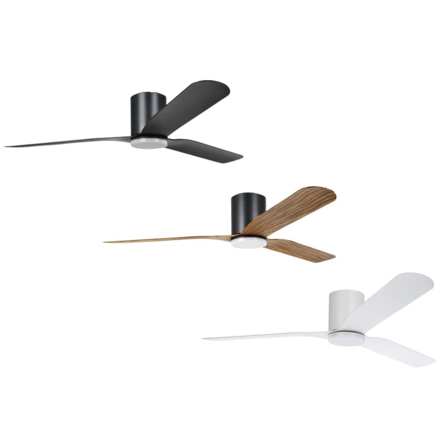 Eglo ILUKA - 3 Blade 60" 1500mm DC Ceiling Fan with LED Light-Eglo-Ozlighting.com.au