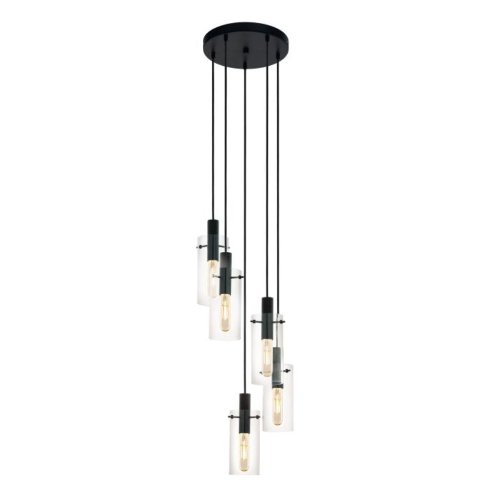 Eglo MONTEFINO - Steel and Glass Light Indoor Pendant-Eglo-Ozlighting.com.au