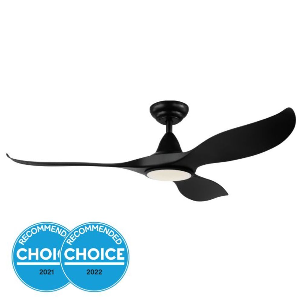 Eglo NOOSA - 3 Blade 52" 1320mm DC Ceiling Fan with 3-CCT LED Light-Eglo-Ozlighting.com.au