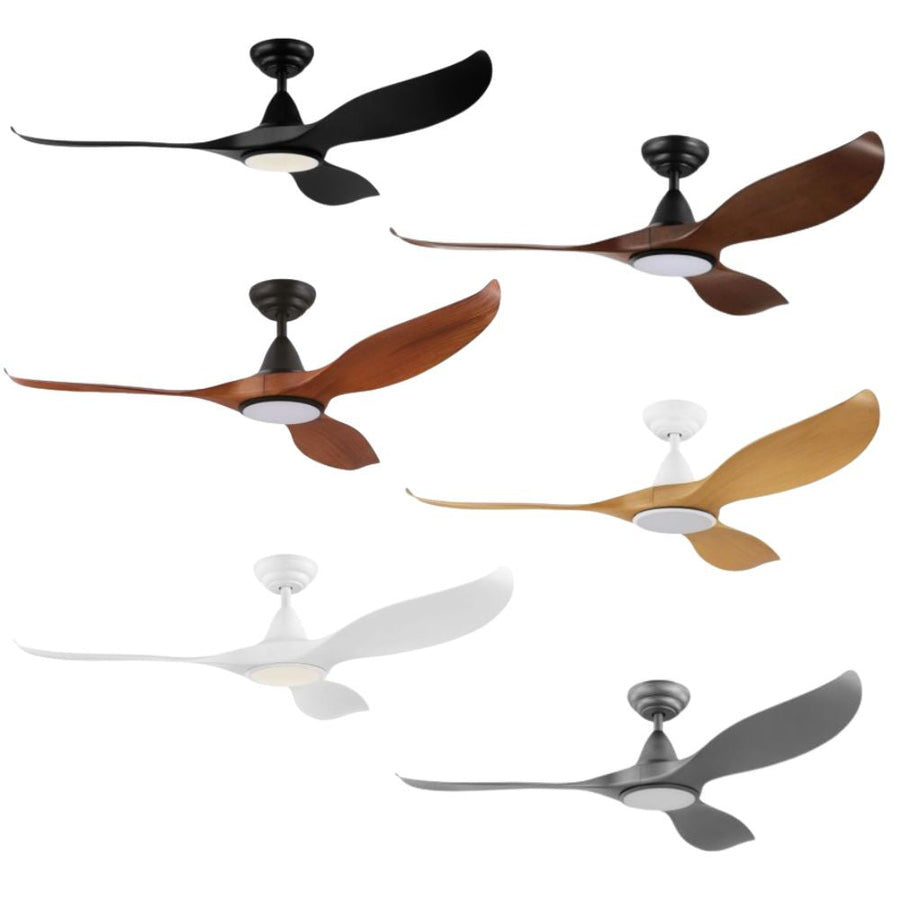 Eglo NOOSA - 3 Blade 52" 1320mm DC Ceiling Fan with 3-CCT LED Light-Eglo-Ozlighting.com.au