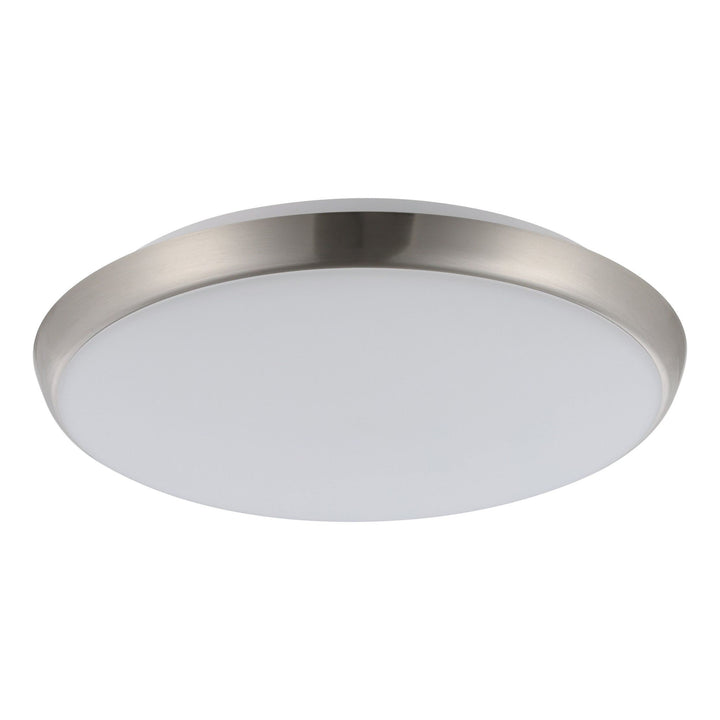 Eglo OLLIE 2 - LED Oyster Ceiling Light - Satin Nickel-Eglo-Ozlighting.com.au