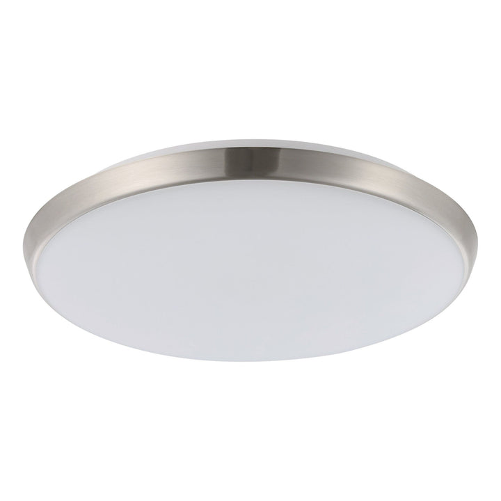 Eglo OLLIE 2 - LED Oyster Ceiling Light - Satin Nickel-Eglo-Ozlighting.com.au