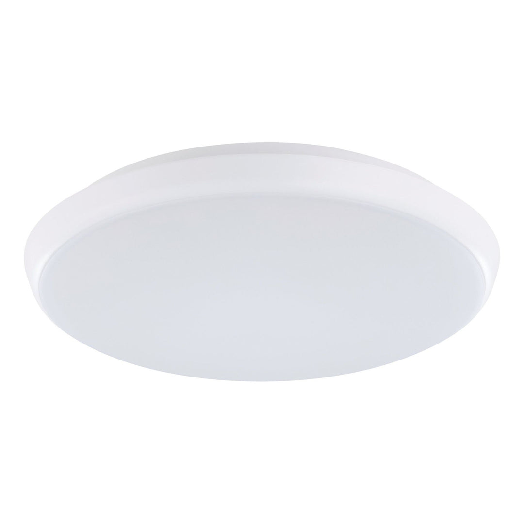 Eglo OLLIE 2 - LED Oyster Ceiling Light - White-Eglo-Ozlighting.com.au