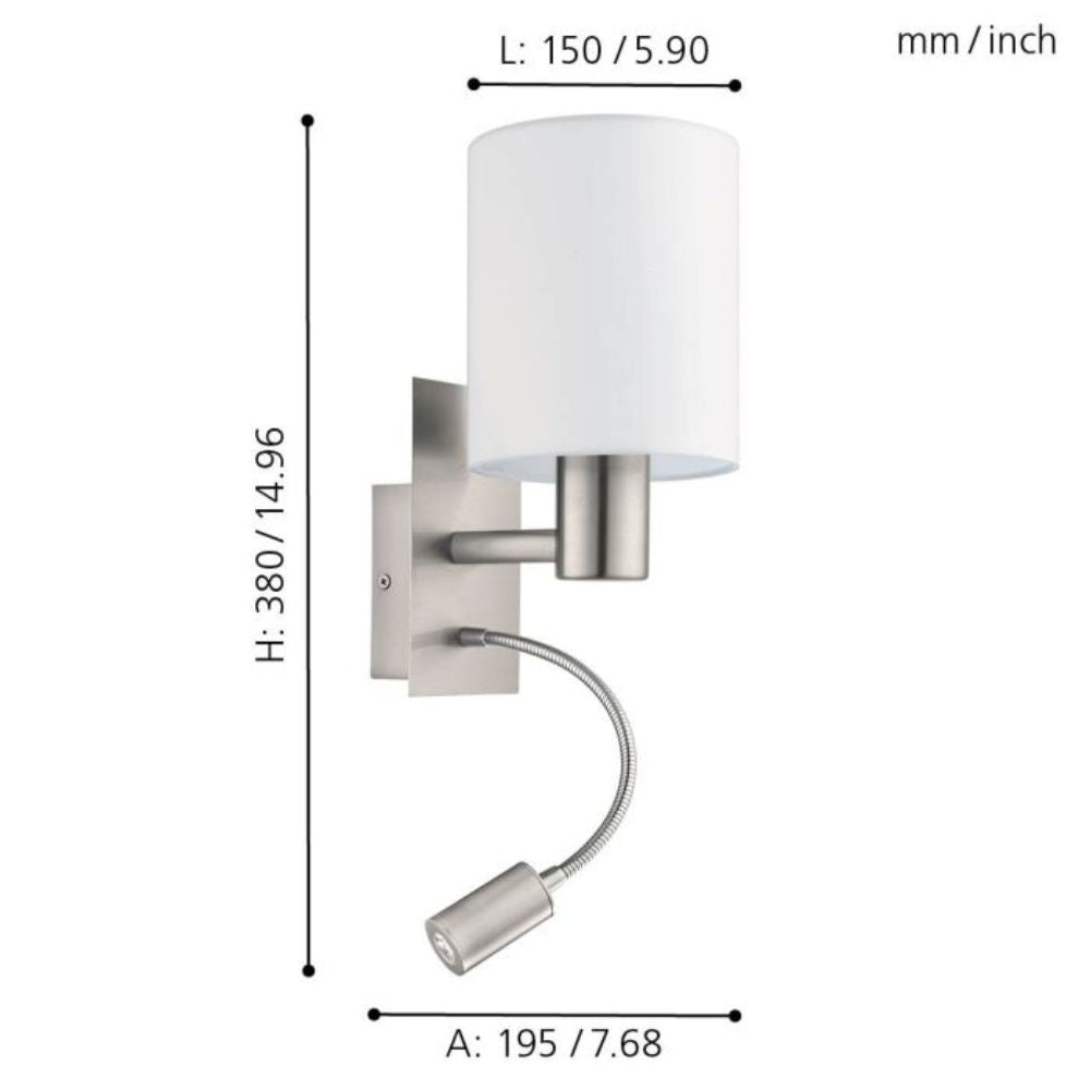 Eglo PASTERI - Wall Light-Eglo-Ozlighting.com.au