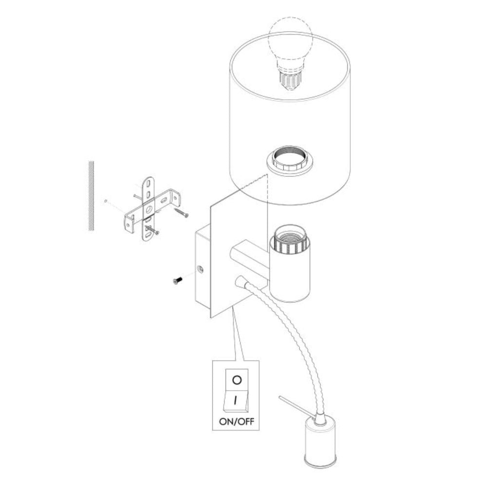 Eglo PASTERI - Wall Light-Eglo-Ozlighting.com.au