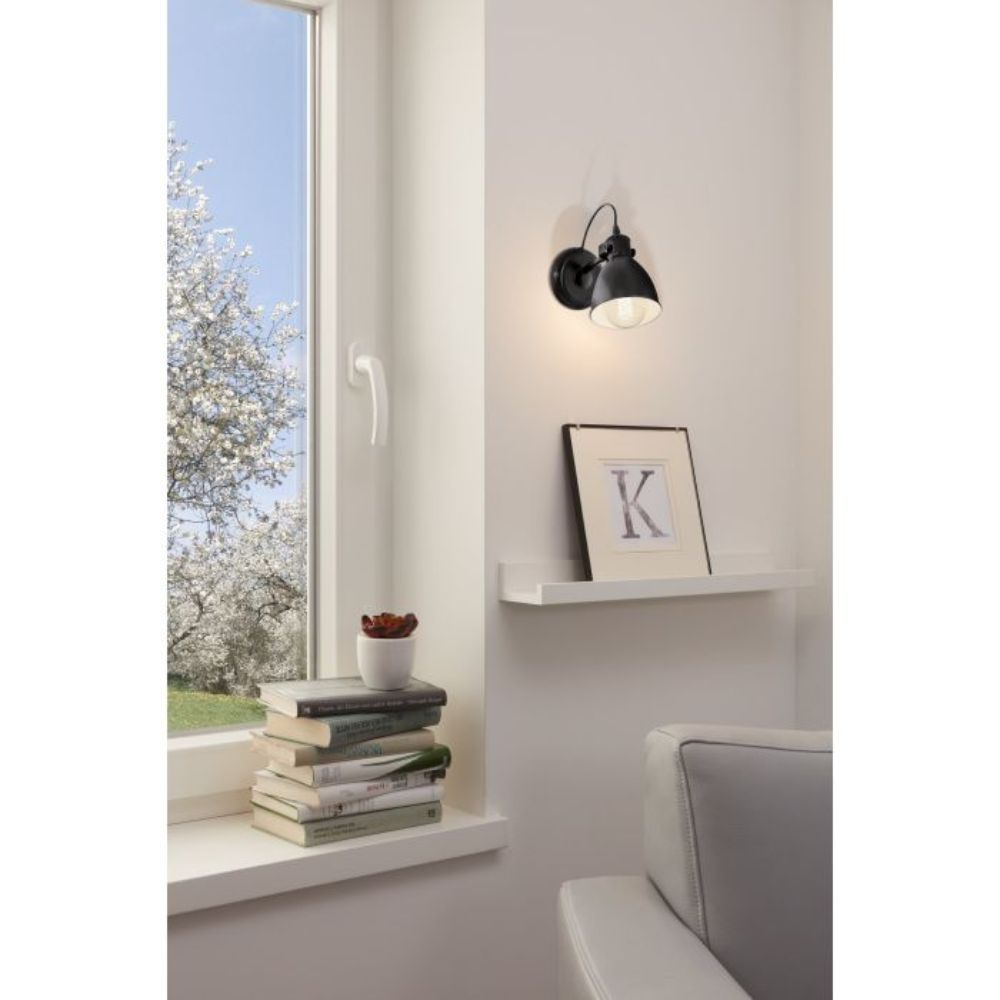 Eglo PRIDDY - Metal Shade Wall Light-Eglo-Ozlighting.com.au