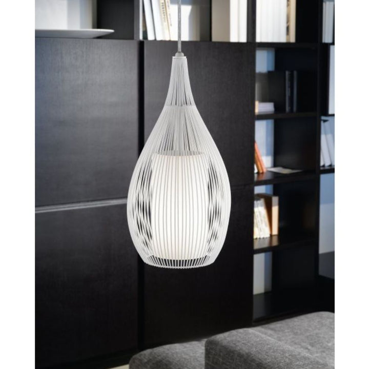 Eglo RAZONI - 1 Light Glass Pendant-Eglo-Ozlighting.com.au