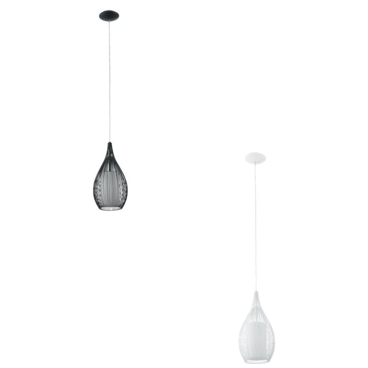 Eglo RAZONI - 1 Light Glass Pendant-Eglo-Ozlighting.com.au