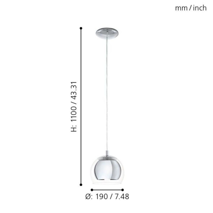 Eglo ROCAMAR - 1/3/5 Light Pendant-Eglo-Ozlighting.com.au