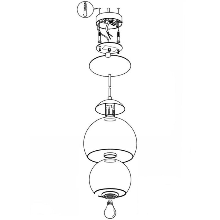 Eglo ROCAMAR - 1/3/5 Light Pendant-Eglo-Ozlighting.com.au