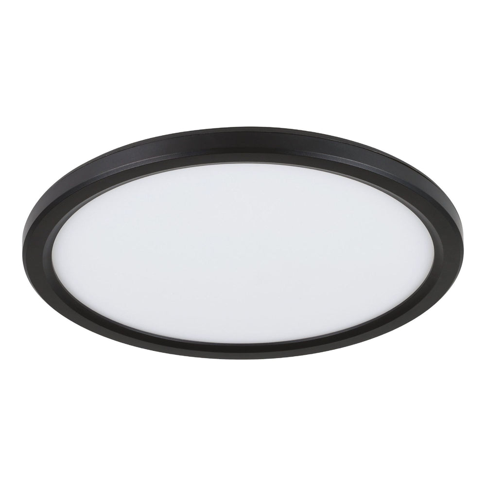 Eglo ROMEO - LED Oyster Ceiling Light | Black-Eglo-Ozlighting.com.au