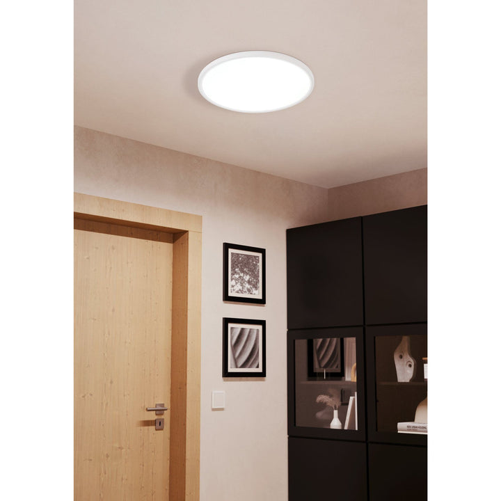 Eglo ROMEO - LED Oyster Ceiling Light | White-Eglo-Ozlighting.com.au