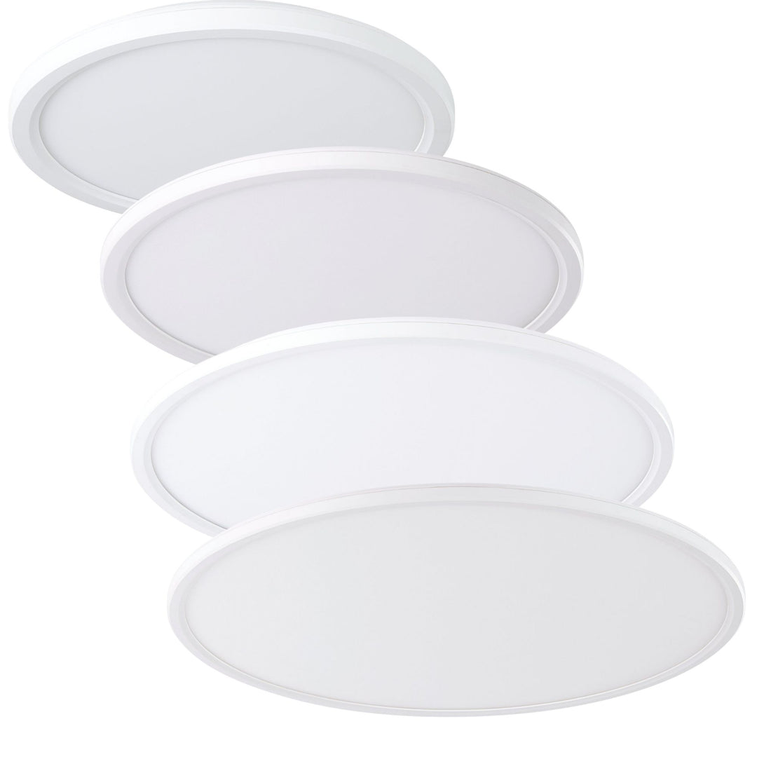 Eglo ROMEO - LED Oyster Ceiling Light | White-Eglo-Ozlighting.com.au