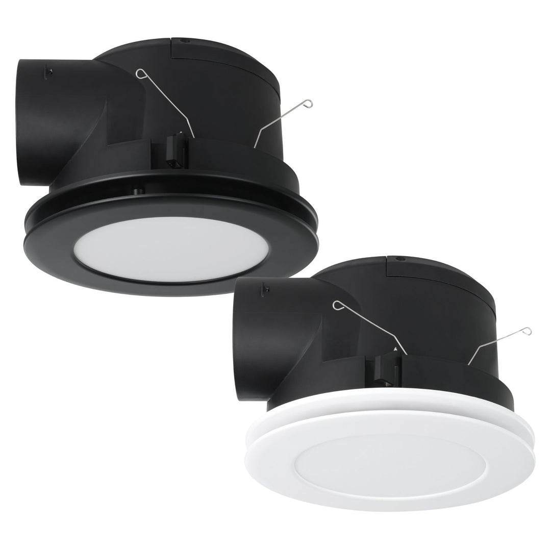 Eglo SAMBA - Bathroom Exhaust Fan with LED Light-Eglo-Ozlighting.com.au