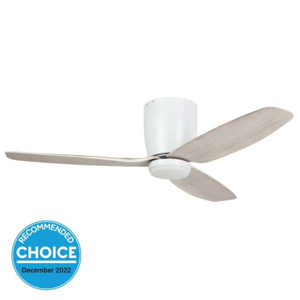 Eglo SEACLIFF - 42" 1120mm DC Hugger Ceiling Fan with LED Light-Eglo-Ozlighting.com.au