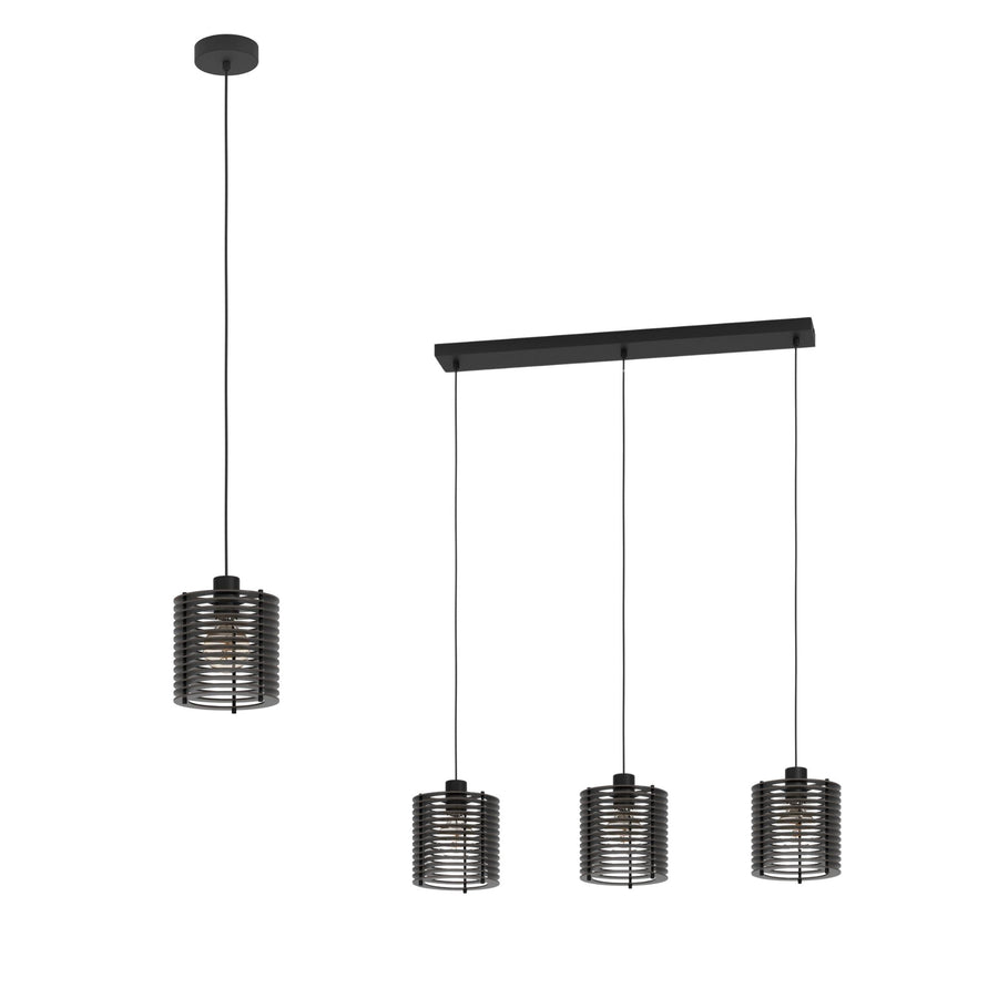 Eglo SEGOVIA - 1/3 Light Pendant-Eglo-Ozlighting.com.au