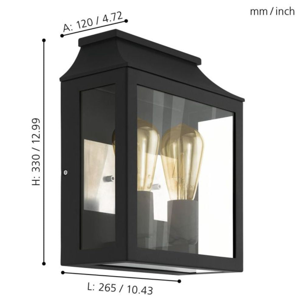 Eglo SONCINO - Glass Wall Light-Eglo-Ozlighting.com.au