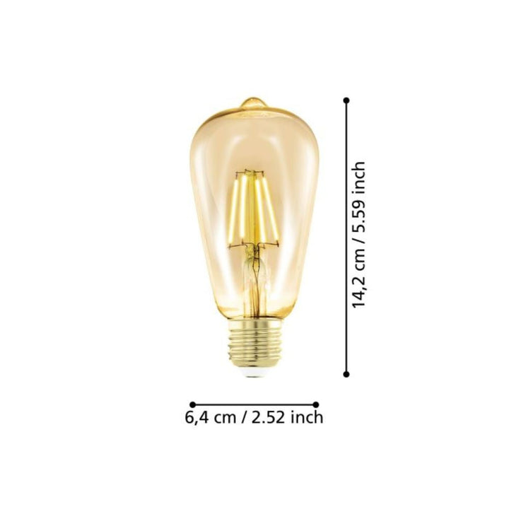 Eglo ST64 - 4W ST64 Globe - E27-Eglo-Ozlighting.com.au