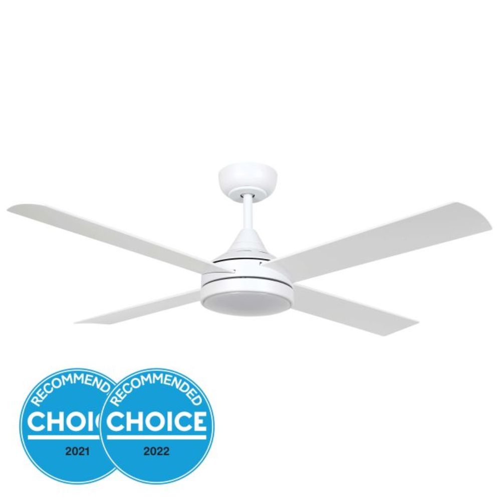 Eglo STRADBROKE - 4 Blade 48" 1220mm DC Ceiling Fan with 3-CCT LED Light-Eglo-Ozlighting.com.au