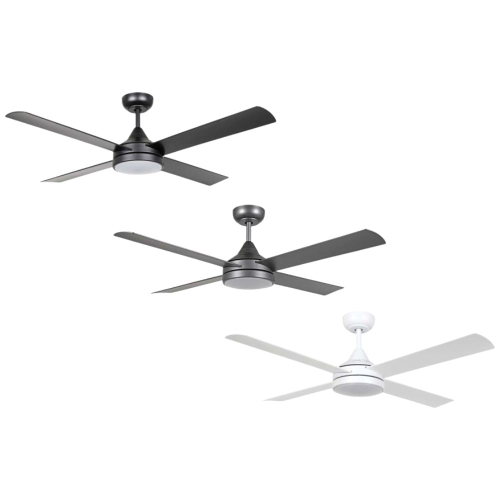 Eglo STRADBROKE - 4 Blade 48" 1220mm DC Ceiling Fan with 3-CCT LED Light-Eglo-Ozlighting.com.au