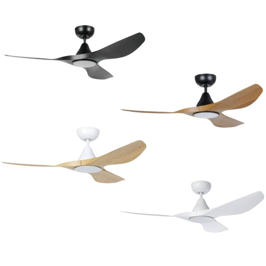 Eglo SURF - 3 Blade 48" 1220mm DC Ceiling Fan with 3-CCT LED Light-Eglo-Ozlighting.com.au