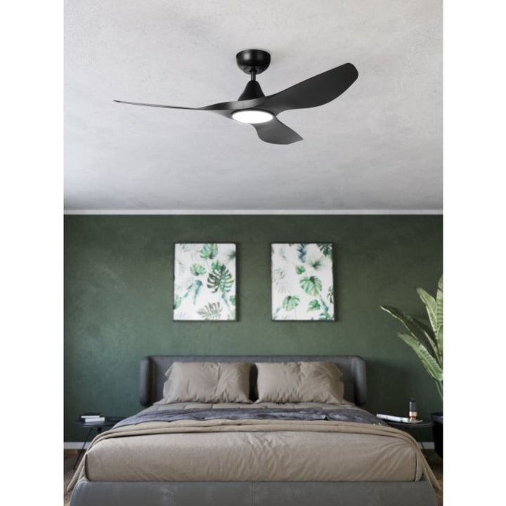 Eglo SURF - 3 Blade 52" 1320mm DC Ceiling Fan with 3-CCT LED Light-Eglo-Ozlighting.com.au